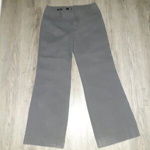 a.n.a. *OD Green, Olive * Cotton Pants * Sz 10 * Flare * Y2K * Low Rise Trouser*
